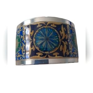 Brighton Pop Appeal Blue Medallion Cuff Bracelet 💙